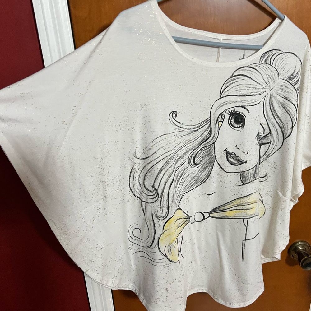 Authentic Disney Parks White Beauty and the Beast “Belle” EUC